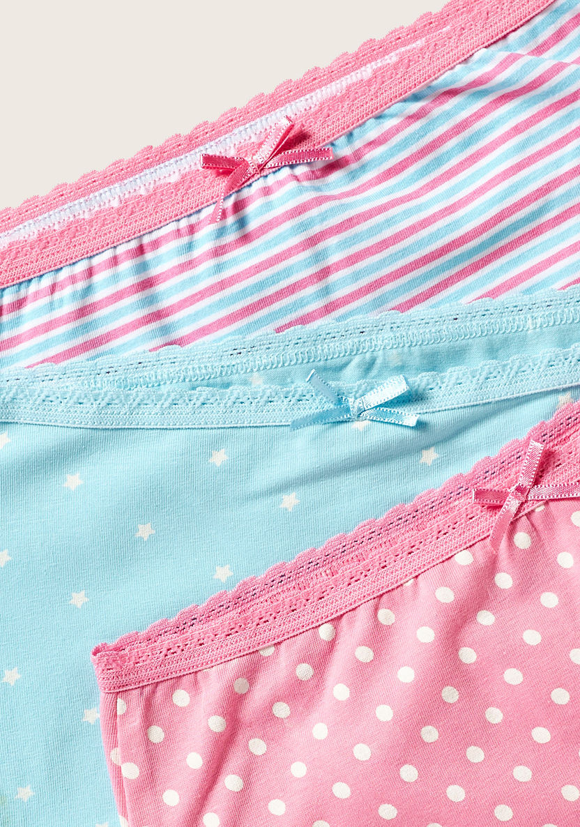 Disney Princess Print Boxers - Set of 3-Panties-image-3
