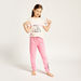 Nickelodeon Garfield Print Crew Neck T-shirt and Full Length Pyjama Set-Nightwear-thumbnail-1
