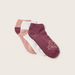 Kappa Logo Print Ankle Length Socks - Set of 3-Socks-thumbnail-0