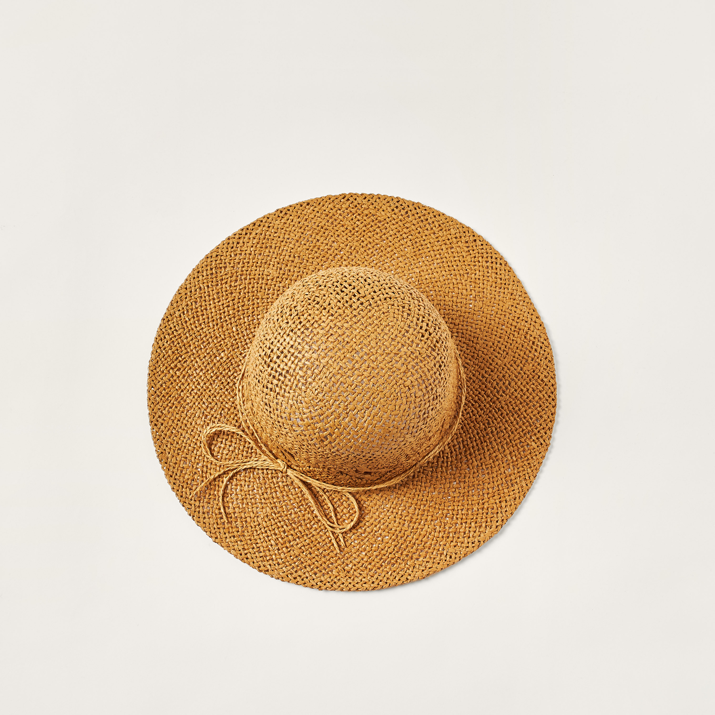 Juniors Weave Detail Hat with Bow Accent-girls-accessories-caps-image-3
