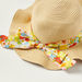 Juniors Textured Detail Hat with Bow Accent-Caps-thumbnail-1
