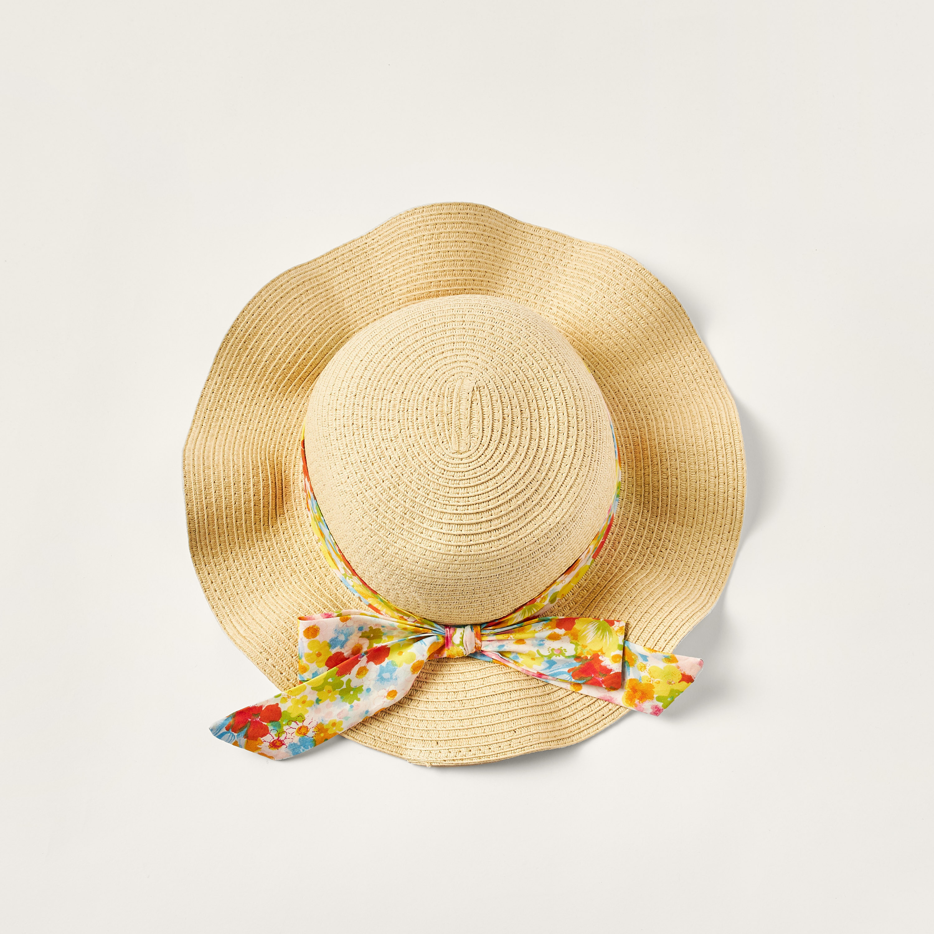 Juniors Textured Detail Hat with Bow Accent-girls-accessories-caps-image-3