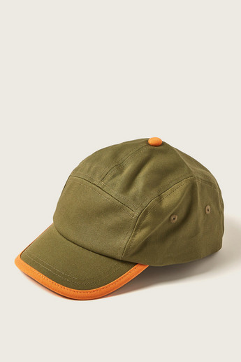 Juniors Panelled Cap with Velcro Strap