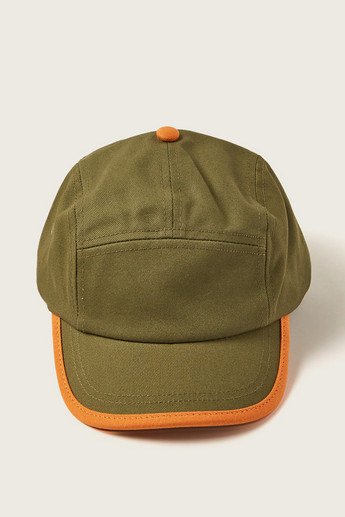 Juniors Panelled Cap with Velcro Strap