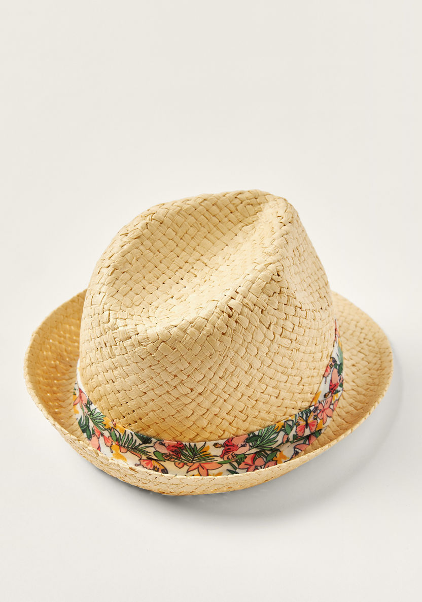 قبعة منسوجة مزينة بفيونكة من جونيورز-%D8%A7%D9%84%D9%83%D8%A7%D8%A8%D8%A7%D8%AA-image-3