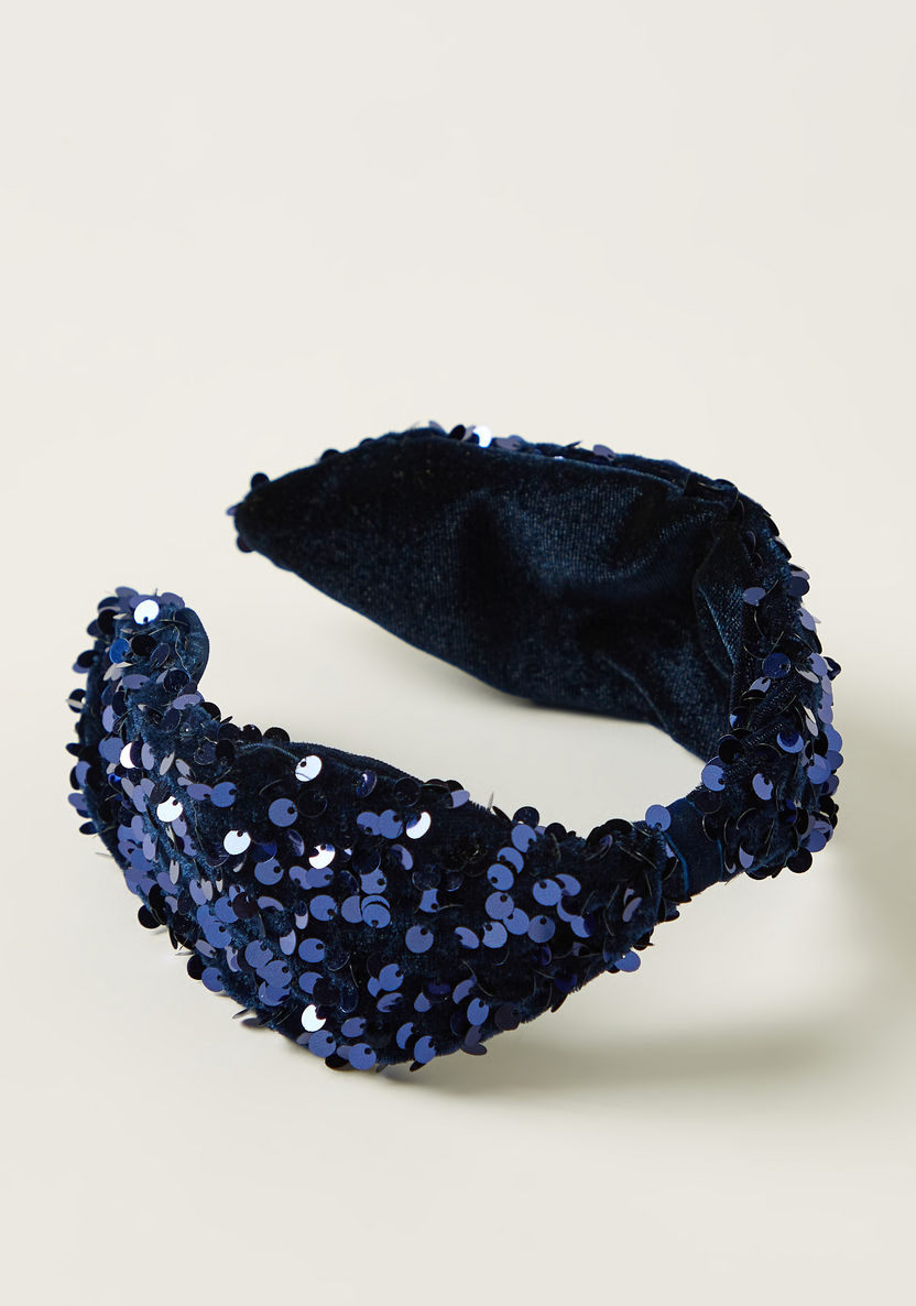 Juniors Sequin Embellished Hairband-Hair Accessories-image-2