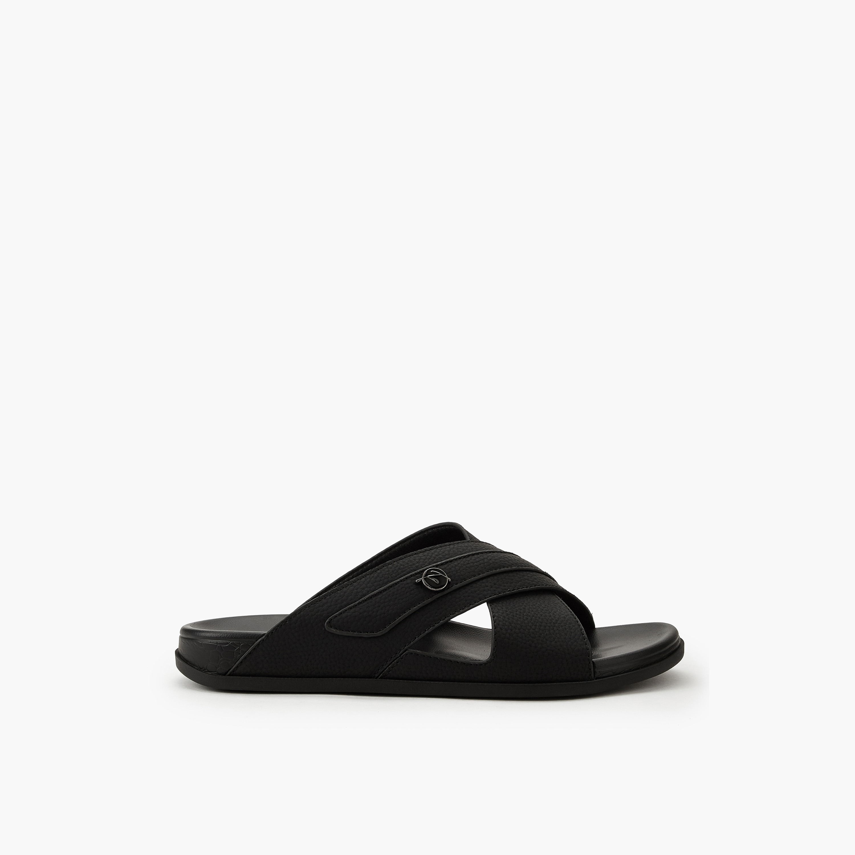 LBL by Shoexpress Men Slip-On Cross Strap Sandals-men-shoes-sandals-image-3