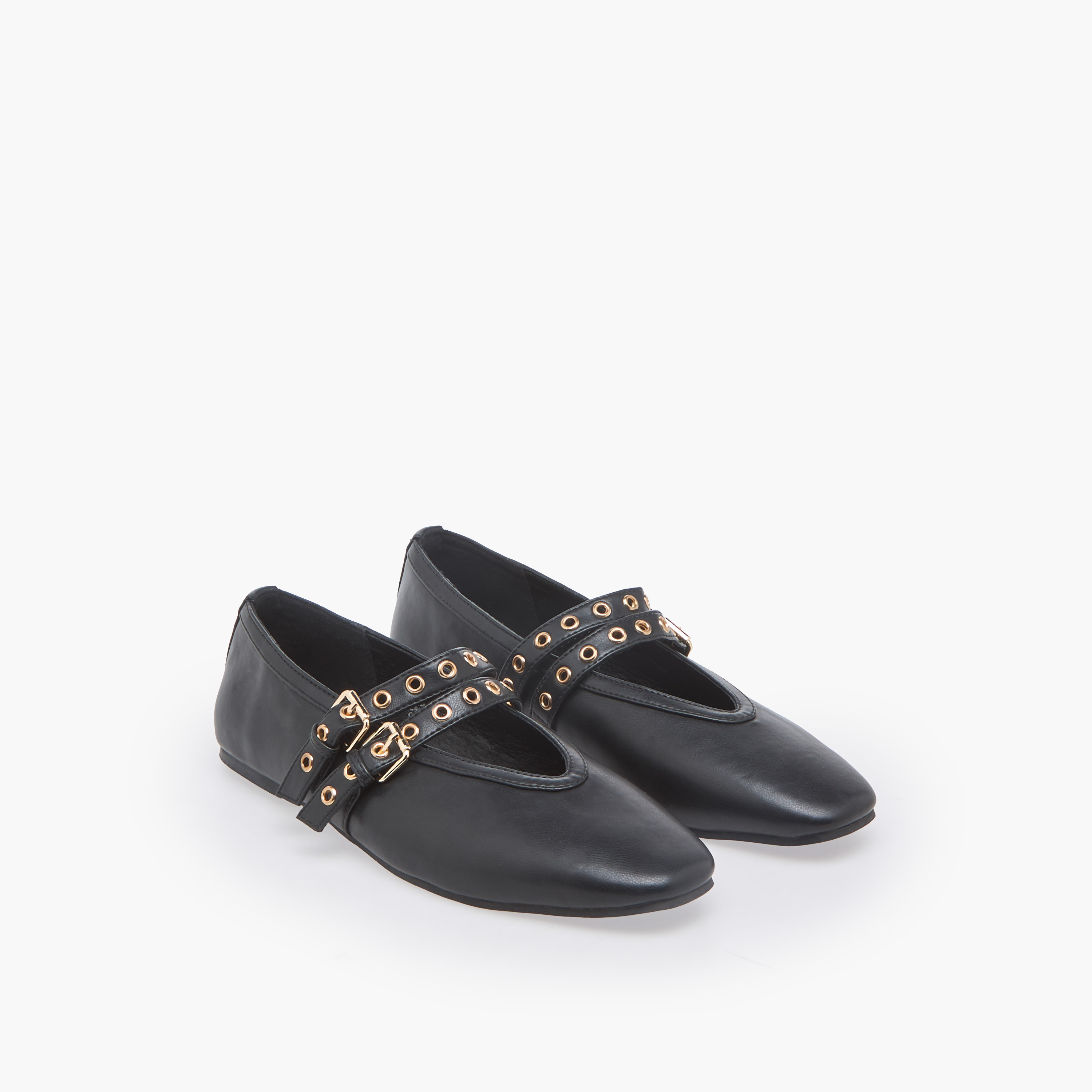 Flora Bella Women Rivets Mary Jane Shoes-women-shoes-flats-ballerinas-image-1