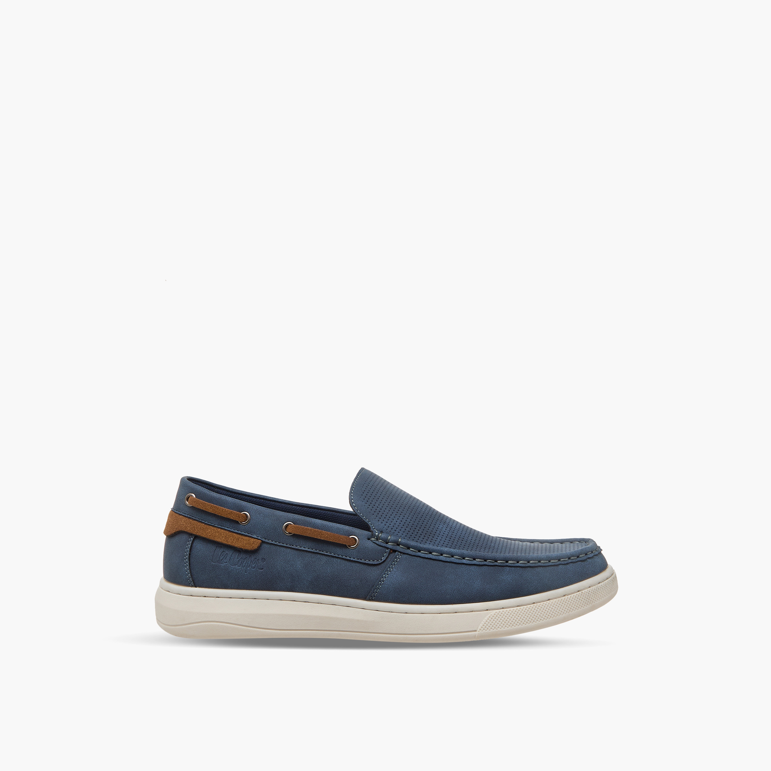 Lee Cooper Men Perforated Slip-On Loafers-men-shoes-loafersandmoccasins-image-3