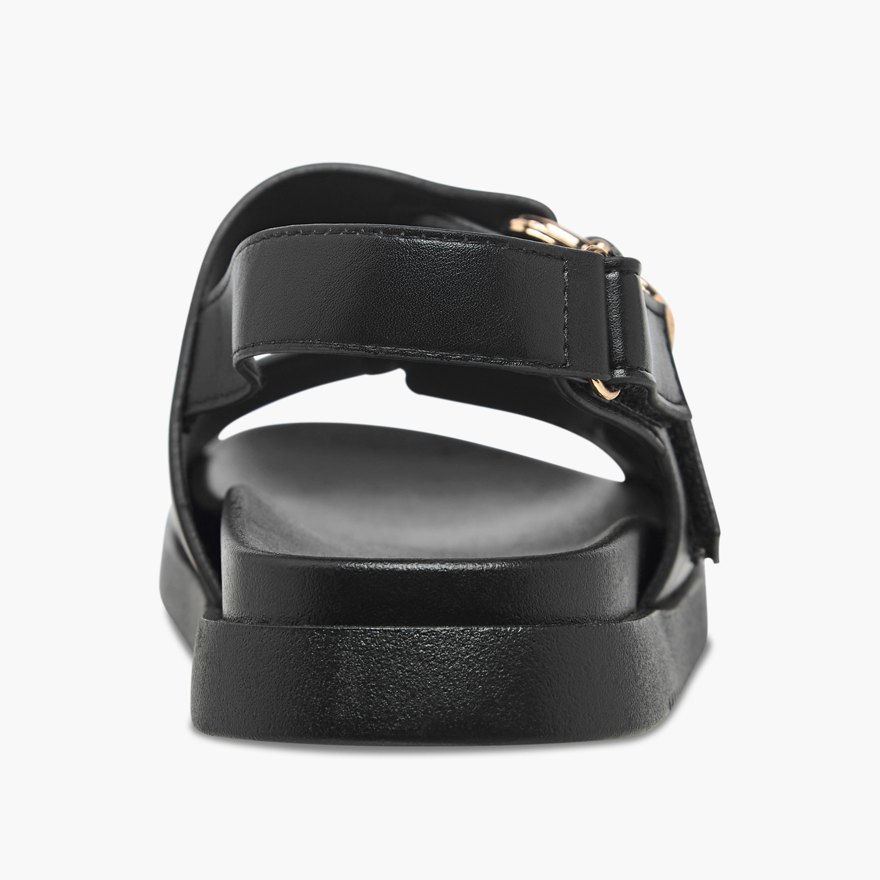 Flora Bella Womens' Buckle Accent Sandals with Hook and Loop Closure-women-shoes-flats-sandals-image-4