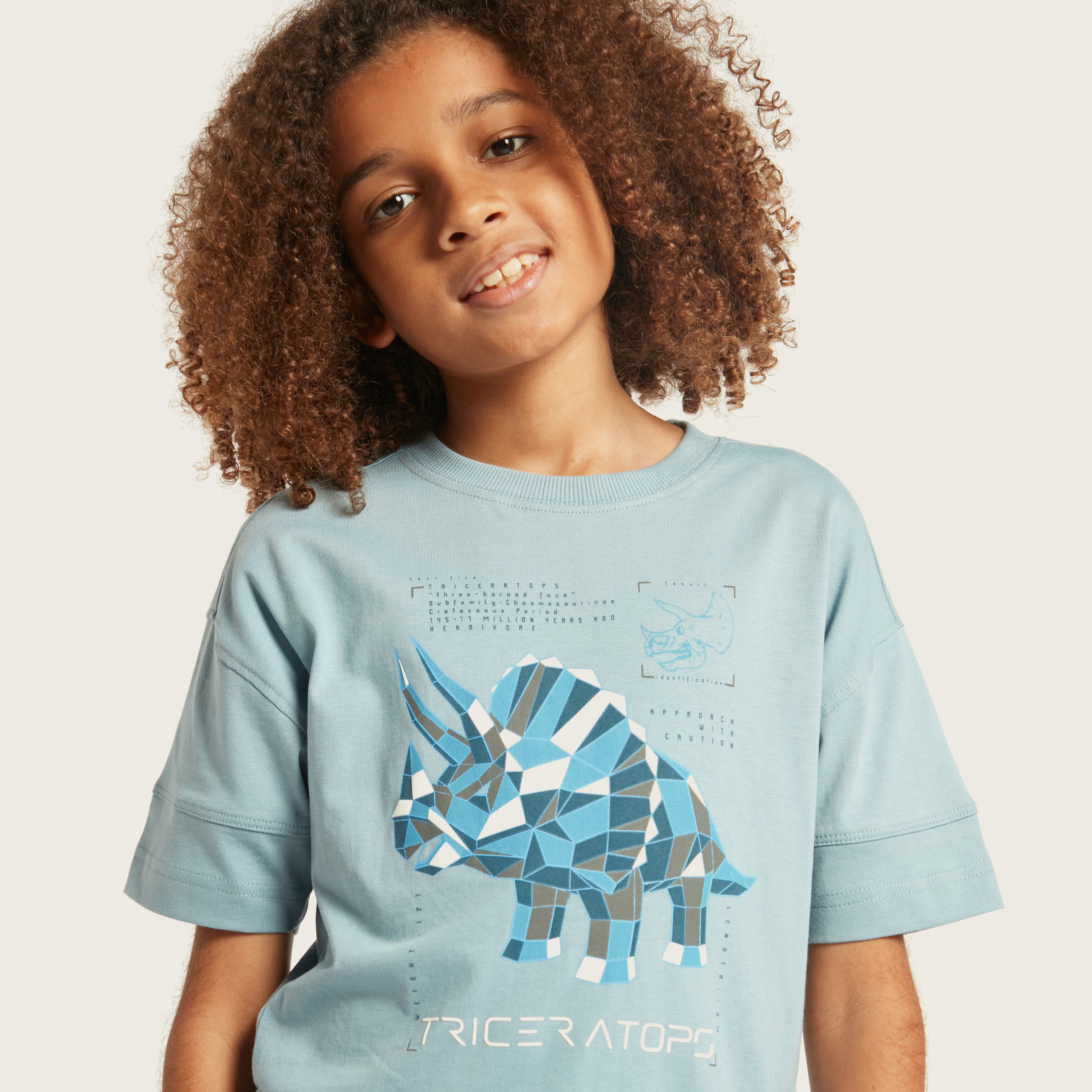 Juniors Graphic Print T-shirt with Short Sleeves-boys-clothing-tshirtsandpolos-image-3