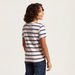 Juniors Striped T-shirt with Short Sleeves-T Shirts-thumbnail-3