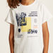 Juniors Graphic Print Crew Neck T-shirt with Short Sleeves-T Shirts-thumbnailMobile-2