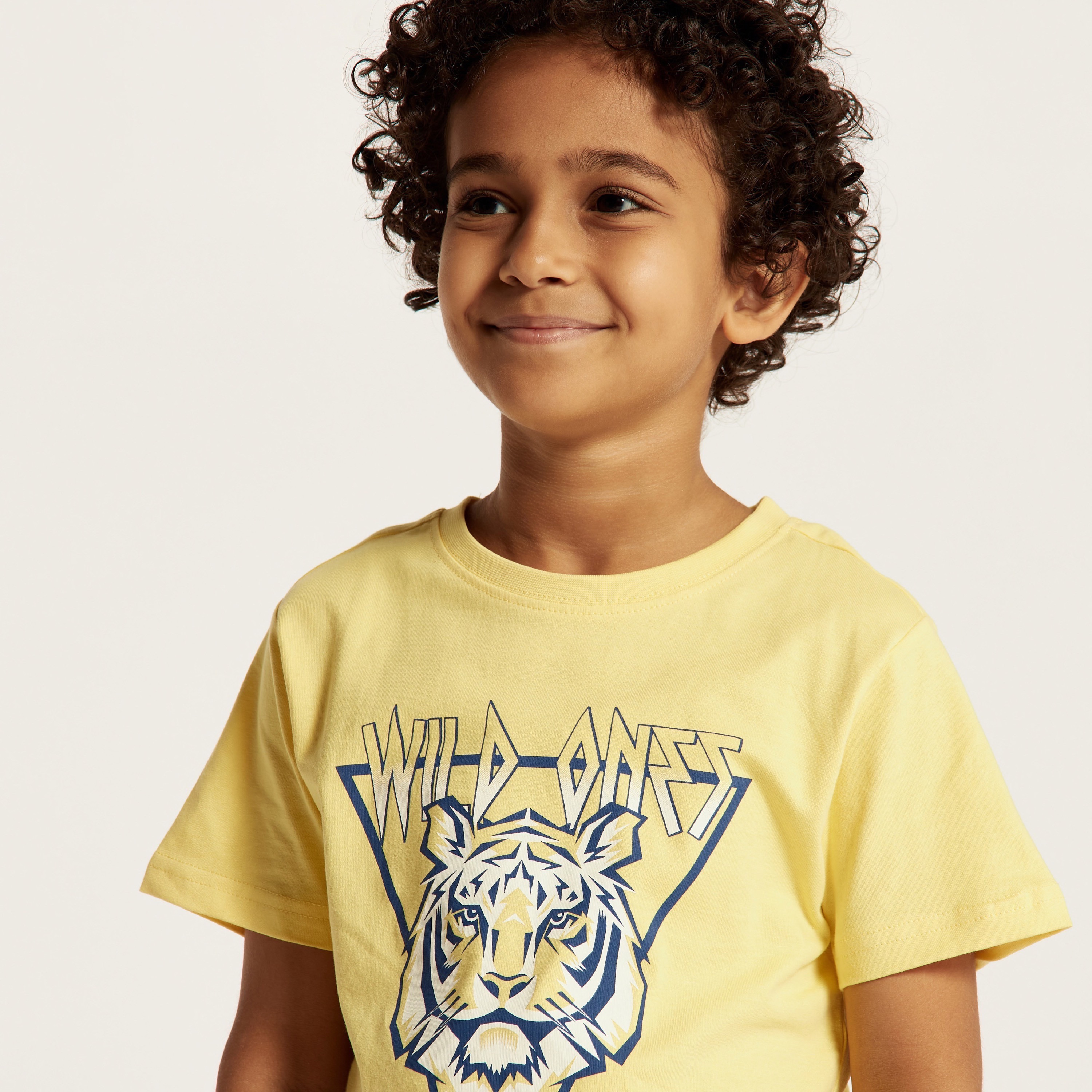 Juniors Printed T-shirt with Crew Neck and Short Sleeves-boys-clothing-tshirtsandpolos-image-3
