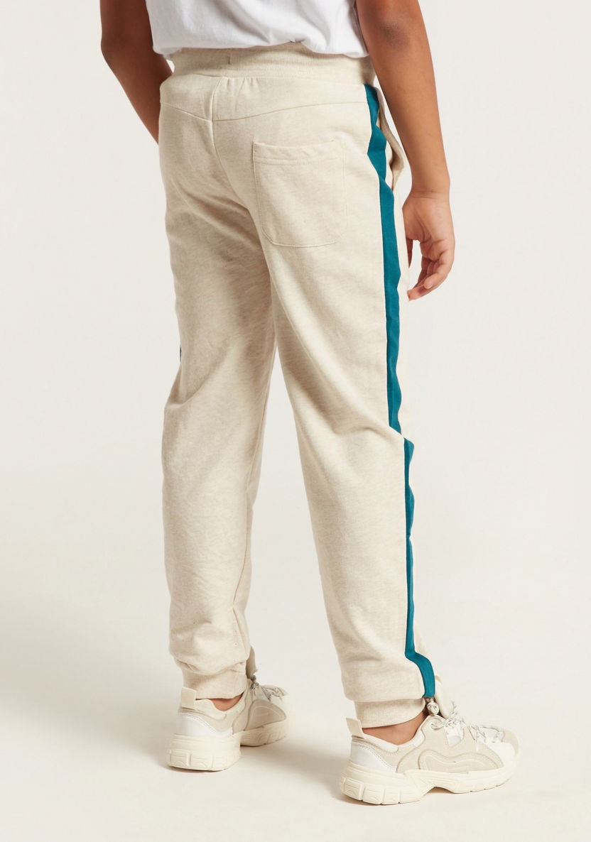 Juniors Solid Knit Joggers with Pockets and Drawstring Closure-Joggers-image-3