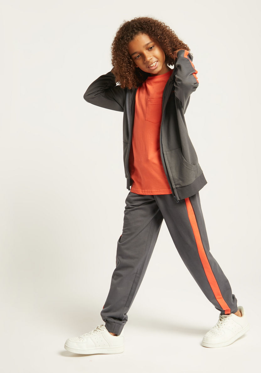 Juniors Solid Knit Joggers with Pockets and Drawstring Closure-Joggers-image-0