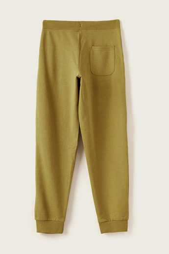 Juniors Solid Knit Pants with Pockets and Drawstring Closure