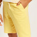 Juniors Solid Shorts with Elasticated Waistband and Pockets-Shorts-thumbnail-2