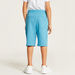 Juniors Solid Shorts with Drawstring Closure and Pockets-Shorts-thumbnail-3