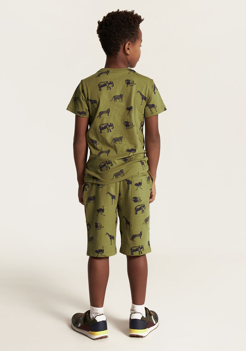 Juniors 3-Piece T-shirts and Shorts Set-Clothes Sets-image-4