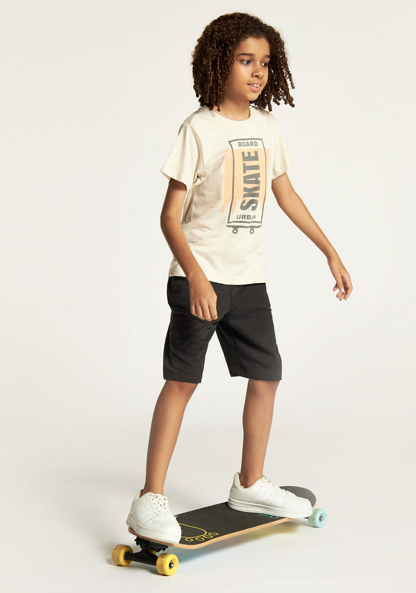 Juniors 2-Piece T-shirt and Shorts Set-Clothes Sets-image-1