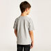 Juniors Embossed T-shirt with Crew Neck and Short Sleeves-T Shirts-thumbnail-3
