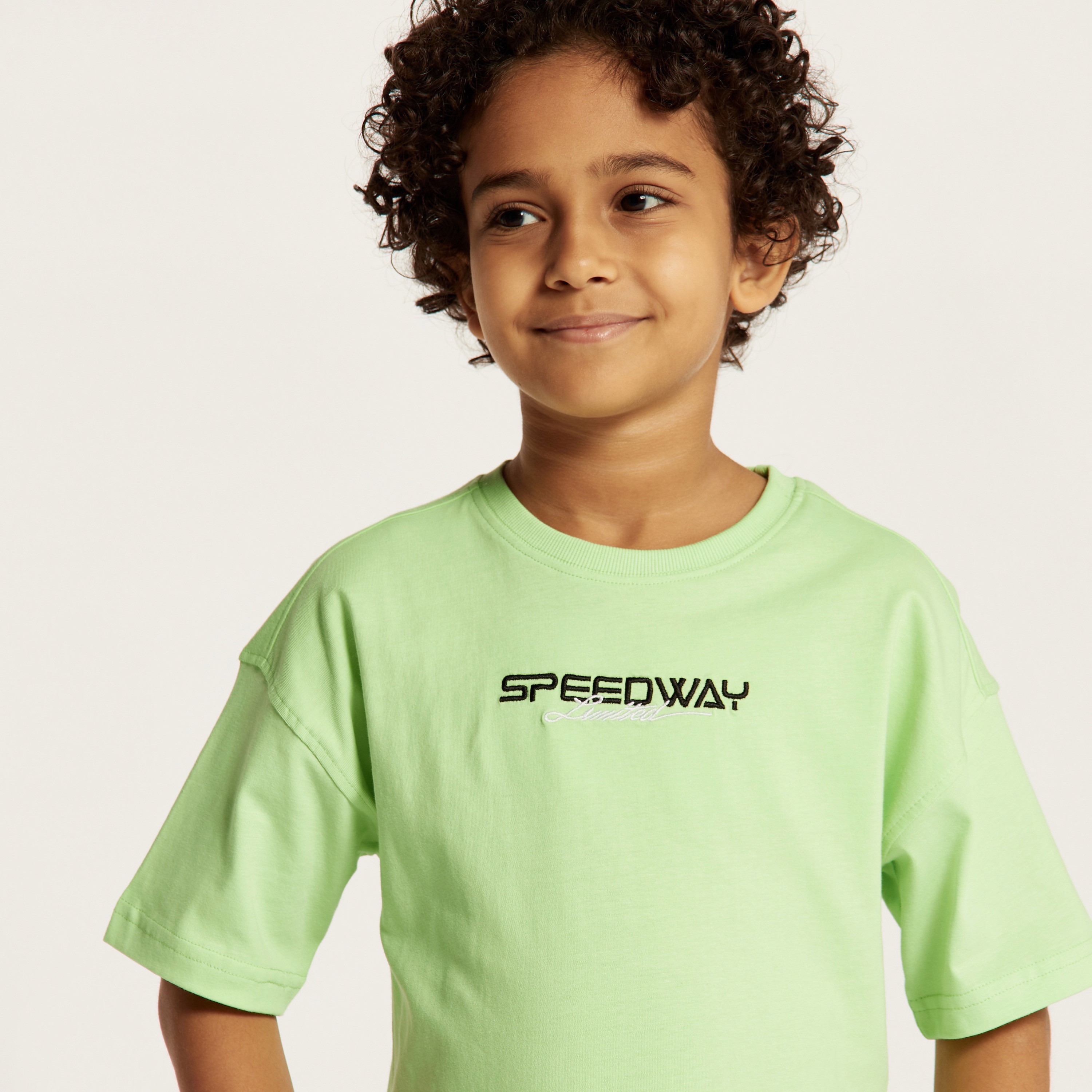 Juniors Printed Crew Neck T-shirt with Short Sleeves-boys-clothing-tshirtsandpolos-image-3