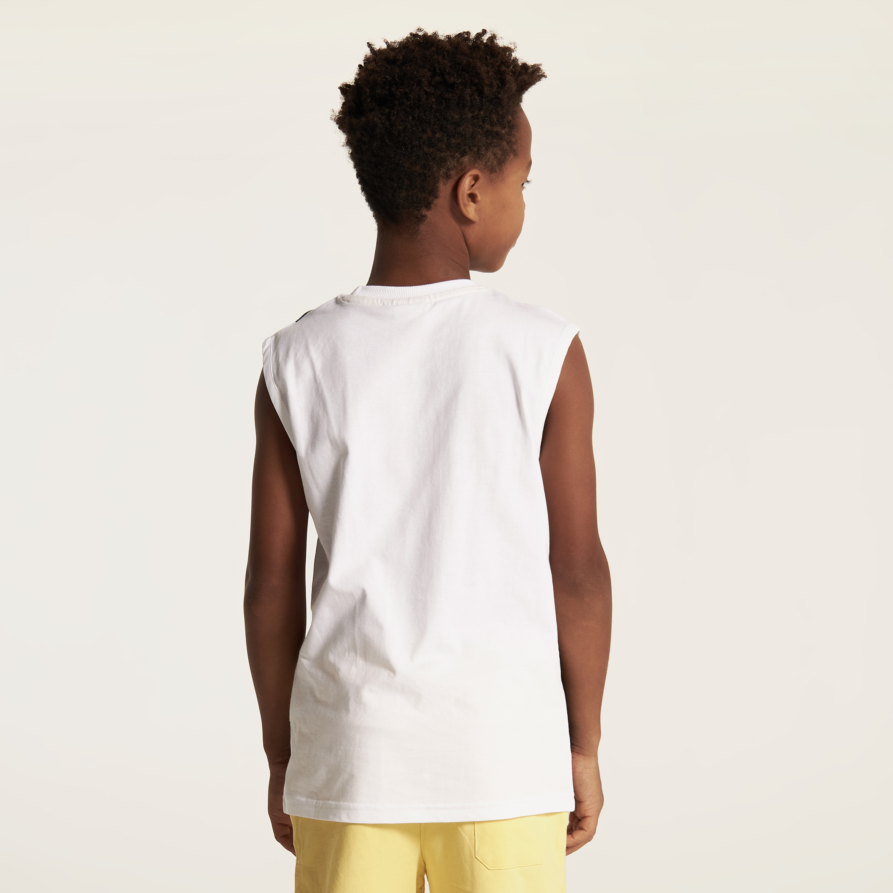 Juniors Printed Sleeveless T-shirt with Crew Neck-boys-clothing-tshirtsandpolos-image-4