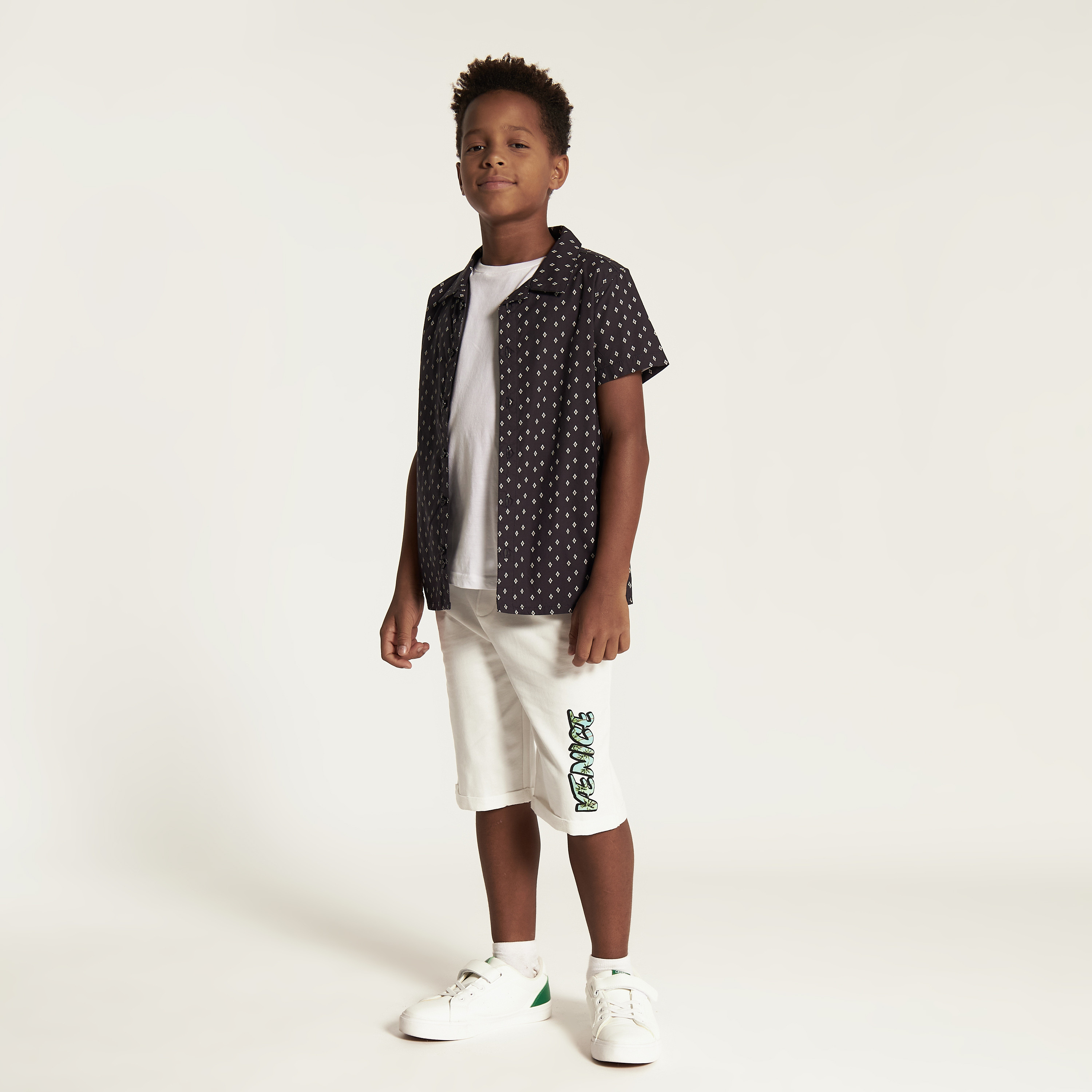 Juniors Solid Shorts with Drawstring Closure and Pockets-boys-clothing-bottoms-shorts-image-2