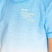 XYZ Printed Crew Neck T-shirt with Short Sleeves-T Shirts-thumbnail-2