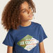 Lee Cooper Graphic Print T-shirt with Short Sleeves-T Shirts-thumbnail-2