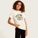 Lee Cooper Graphic Print T-shirt with Crew Neck and Short Sleeves-T Shirts-thumbnail-0