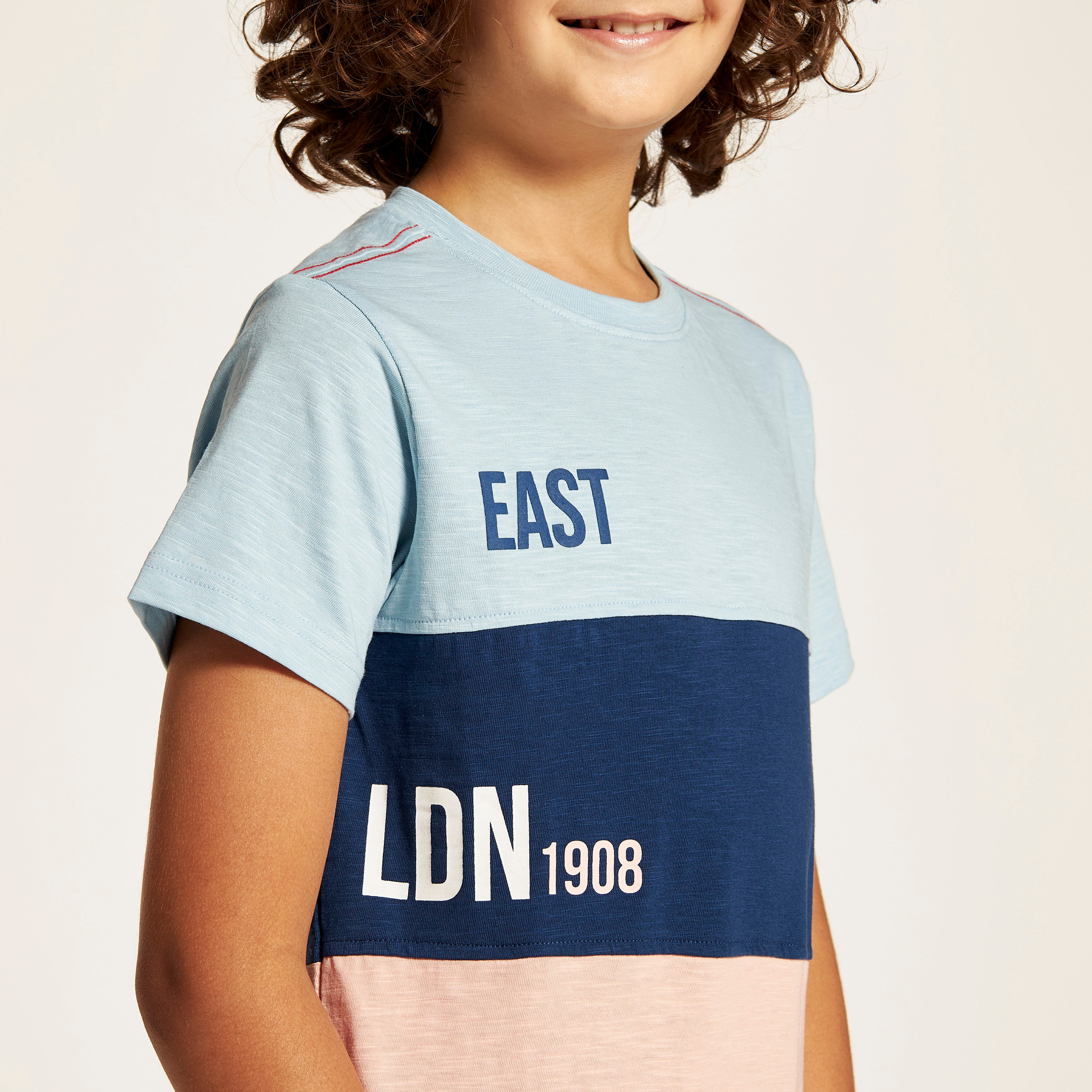 Lee Cooper Printed T-shirt with Crew Neck and Short Sleeves-boys-clothing-tshirtsandpolos-image-3