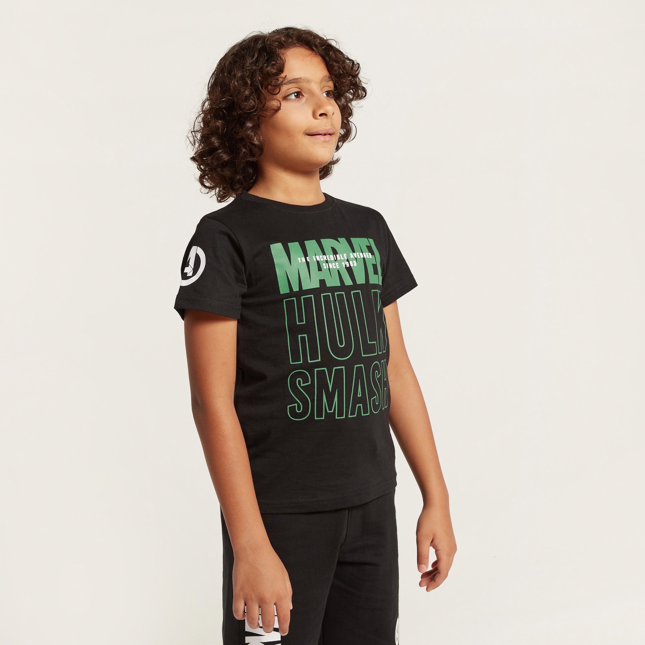 تيشيرت بأكمام قصيرة وطبعات هالك-boys-clothing-tshirtsandpolos-image-1