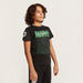 Hulk Print T-shirt with Short Sleeves-T Shirts-thumbnail-0
