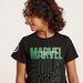 Hulk Print T-shirt with Short Sleeves-T Shirts-thumbnail-2