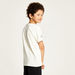 Minion Print Round Neck T-shirt with Short Sleeves-T Shirts-thumbnail-3