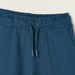 Juniors Patchwork Detail Shorts with Drawstring Closure and Pockets-Shorts-thumbnail-1