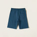 Juniors Patchwork Detail Shorts with Drawstring Closure and Pockets-Shorts-thumbnail-3