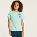 SEGA Sonic The Hedgehog Print Crew Neck T-shirt with Short Sleeves-T Shirts-thumbnail-0