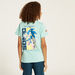 SEGA Sonic The Hedgehog Print Crew Neck T-shirt with Short Sleeves-T Shirts-thumbnail-3