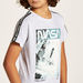 Nasa Print Crew Neck T-shirt with Short Sleeves-T Shirts-thumbnail-2