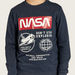 NASA Printed Crew Neck Sweatshirt with Long Sleeves-Sweatshirts-thumbnailMobile-2