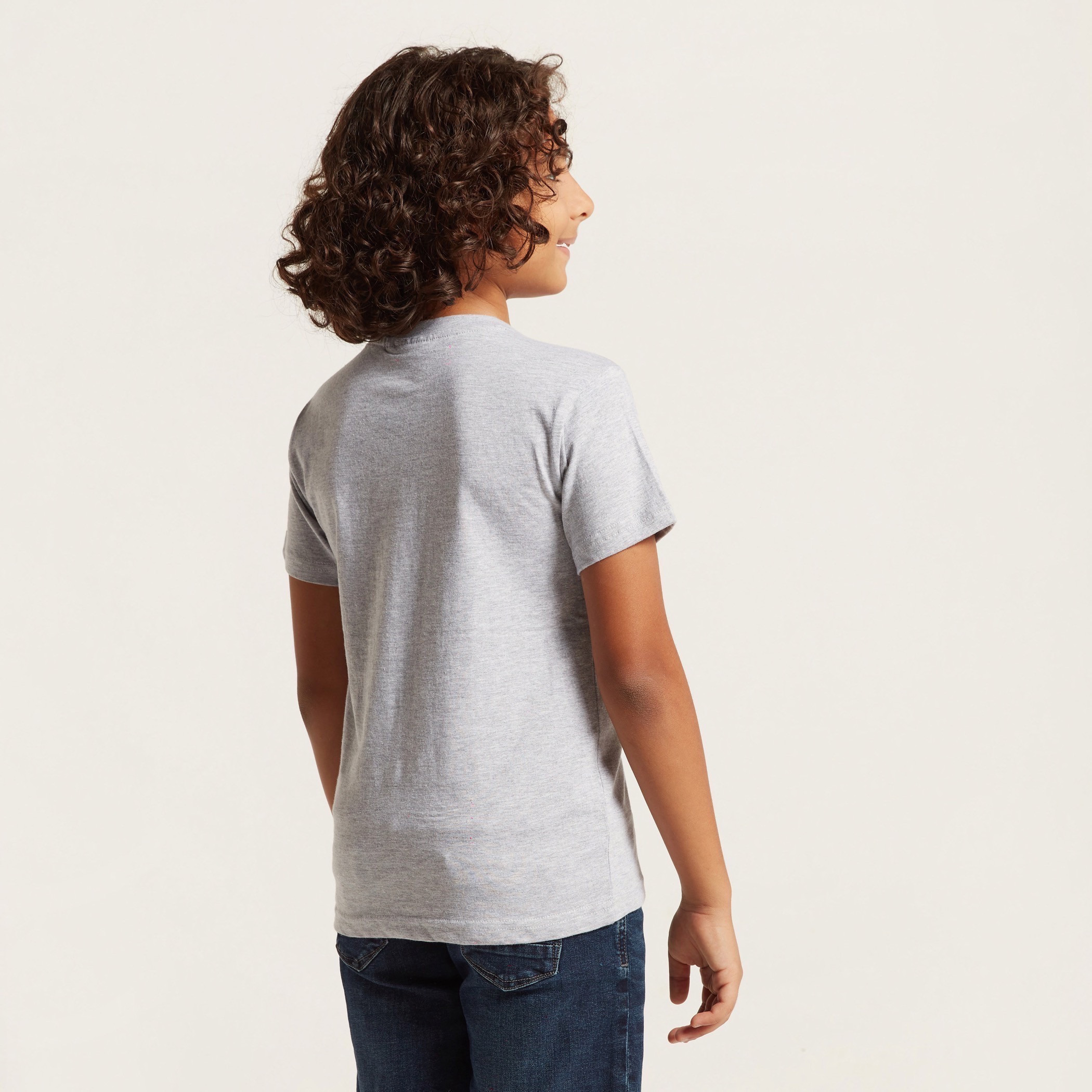 تيشيرت بياقة ضيّقة وأكمام قصيرة وطبعات باتمان-boys-clothing-tshirtsandpolos-image-4