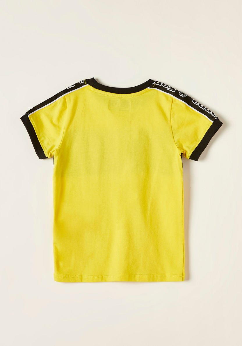 Kappa Printed T-shirt with Crew Neck and Short Sleeves-T Shirts-image-2