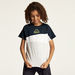 Kappa Panelled T-shirt with Crew Neck and Short Sleeves-T Shirts-thumbnail-0