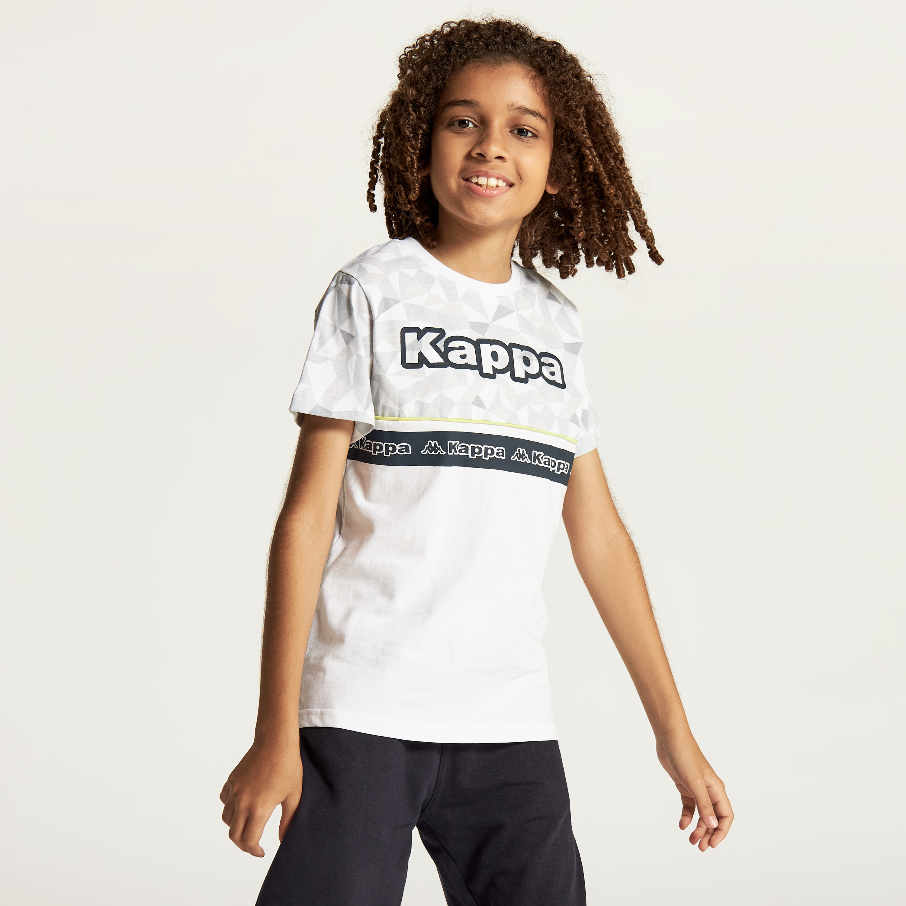 تيشيرت بياقة ضيّقة وأكمام قصيرة وطبعات من كابا-sports-boys-clothing-tops-image-2