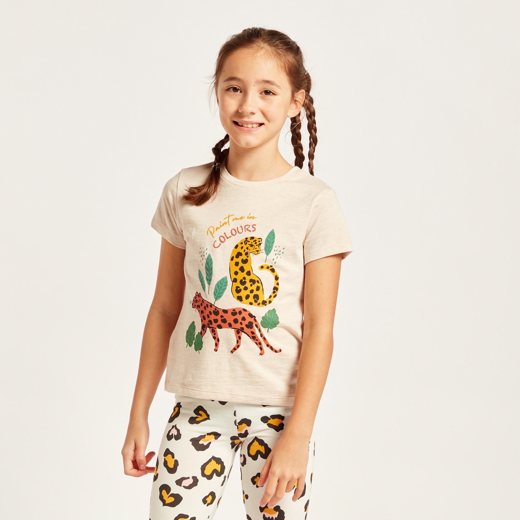Juniors Assorted T-shirt with Short Sleeves - Set of 5-girls-clothing-schoolwear-tshirts-image-2