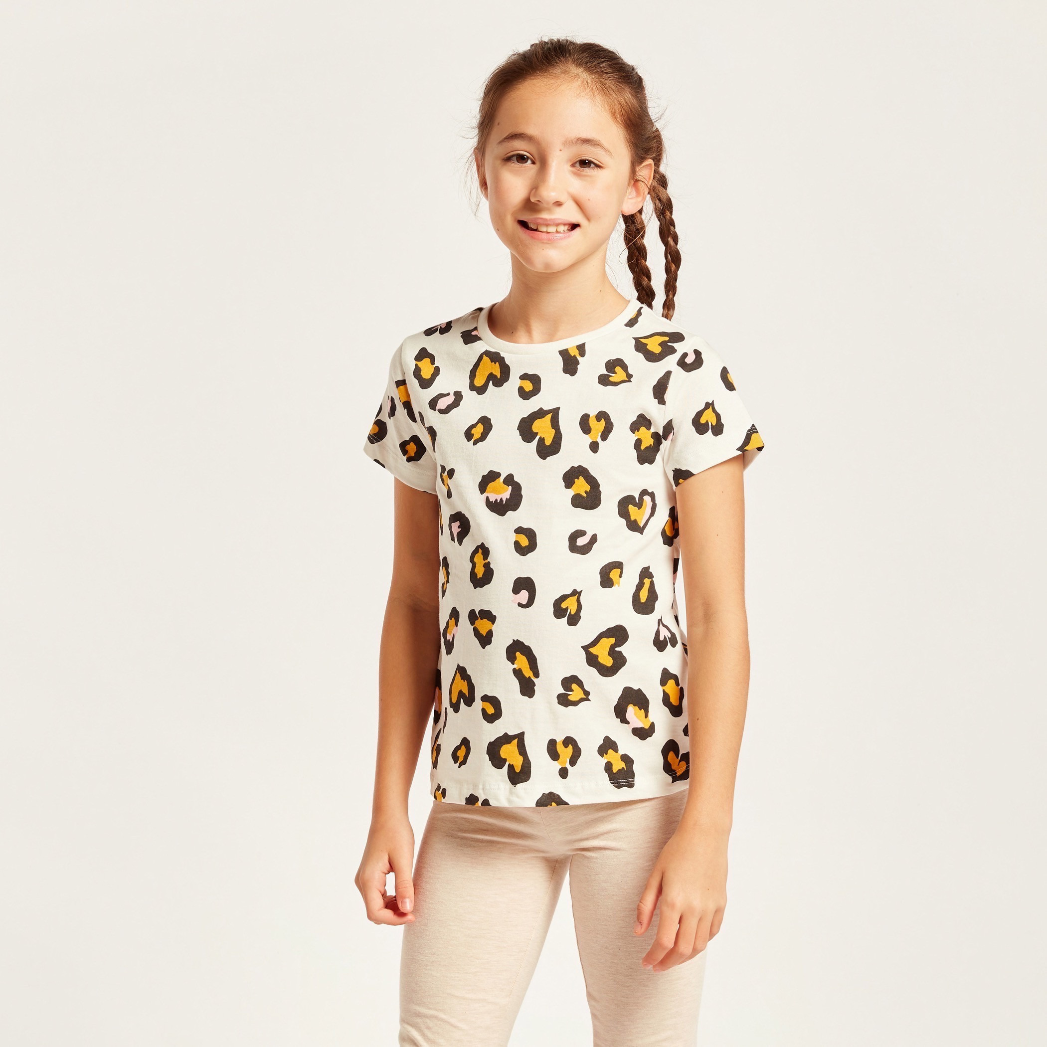 Juniors Assorted T-shirt with Short Sleeves - Set of 5-girls-clothing-schoolwear-tshirts-image-3