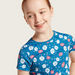 Juniors All Over Floral Print Crew Neck T-shirt with Short Sleeves-T Shirts-thumbnail-2